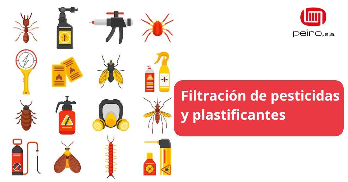 filtración de pesticidas